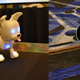 Photos of Dog-E and Miko